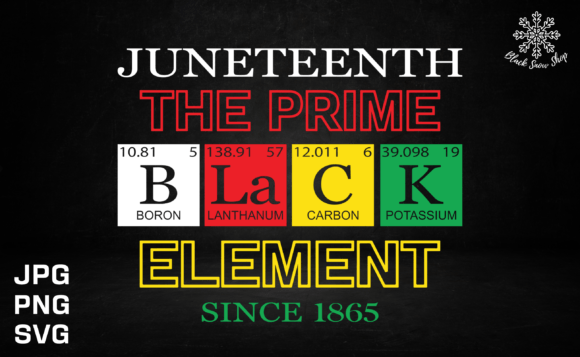 Download Juneteenth Black the Prime Element SVG - Premium Bundle